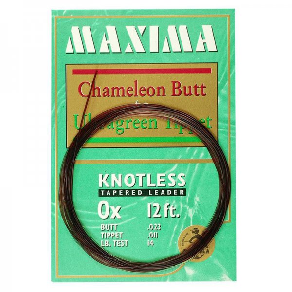Maxima® Knotless Tapered Leader 12'